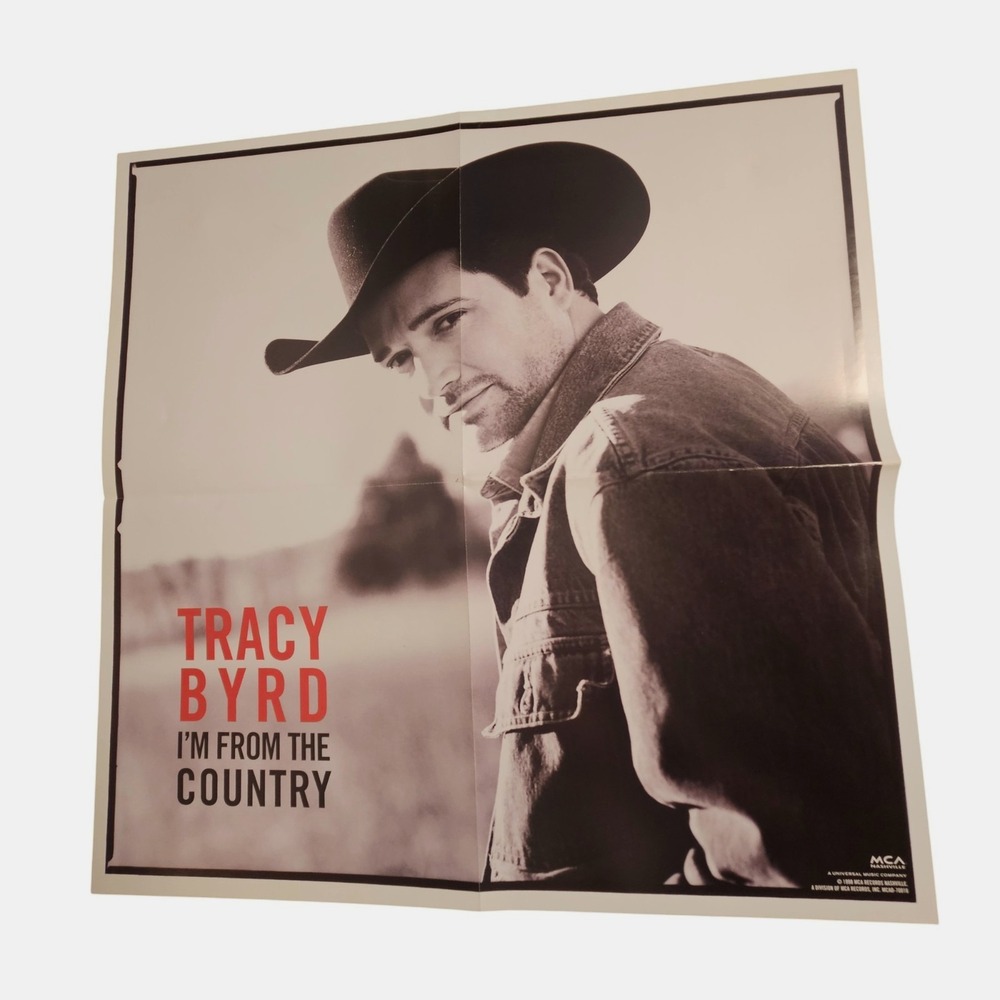 Tracy Byrd I'm From The Country 24x24 1998 MCA Records Double Sided Promo Poster